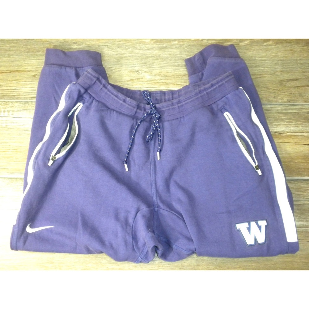 Nike Washington Huskies Fleece Joggers Mens XL Purple Retro Y2K Sweatpants UDUB